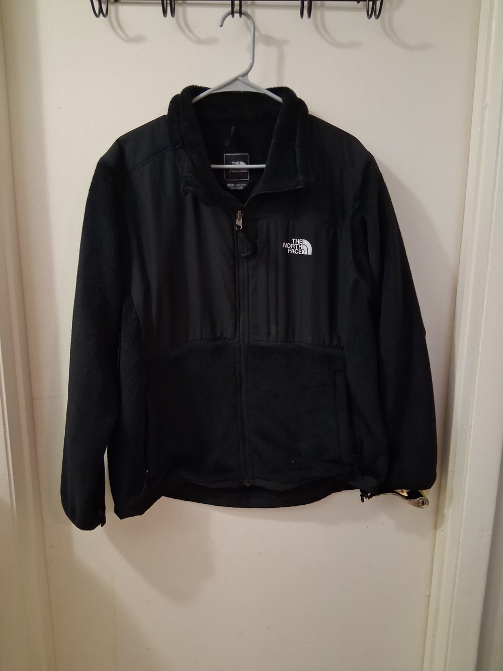 The North Face Denali Fleece Jacket Women's L/G Black Polartec Full Zip AC6W